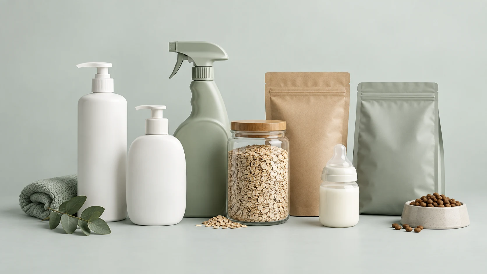 Composición de productos de consumo genéricos y sin marcas